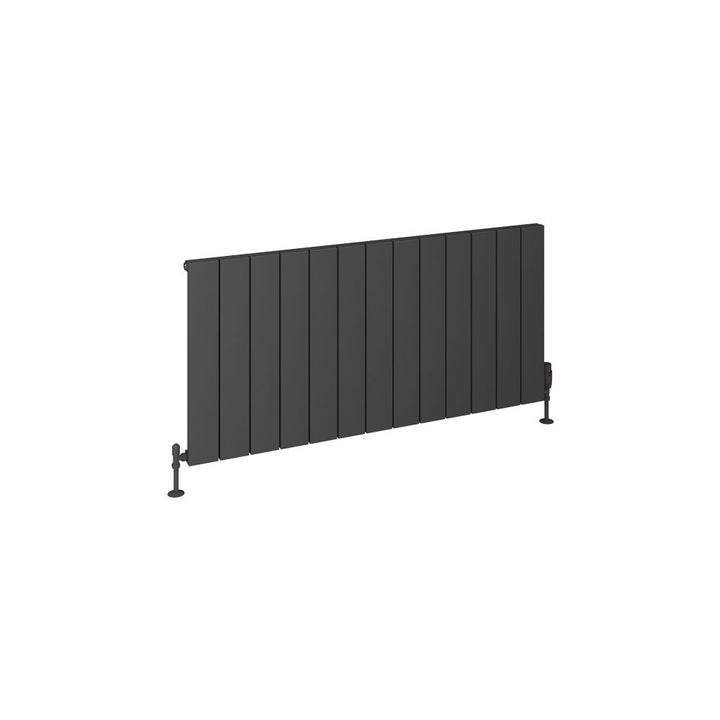 Eastbrook Rosano Matt Anthracite Horizontal Aluminium Radiators
