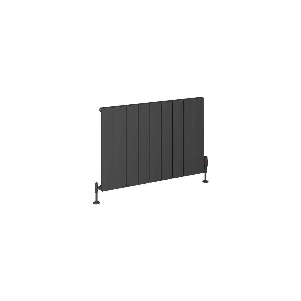 Eastbrook Rosano Matt Anthracite Horizontal Aluminium Radiators