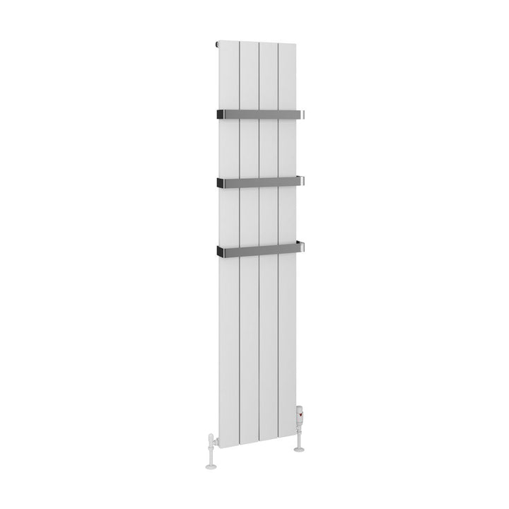 Eastbrook Rosano Matt White Vertical Aluminium Radiators