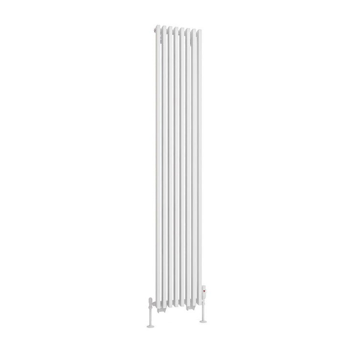 Eastbrook Rowsham Matt White Steel Vertical Designer Radiators