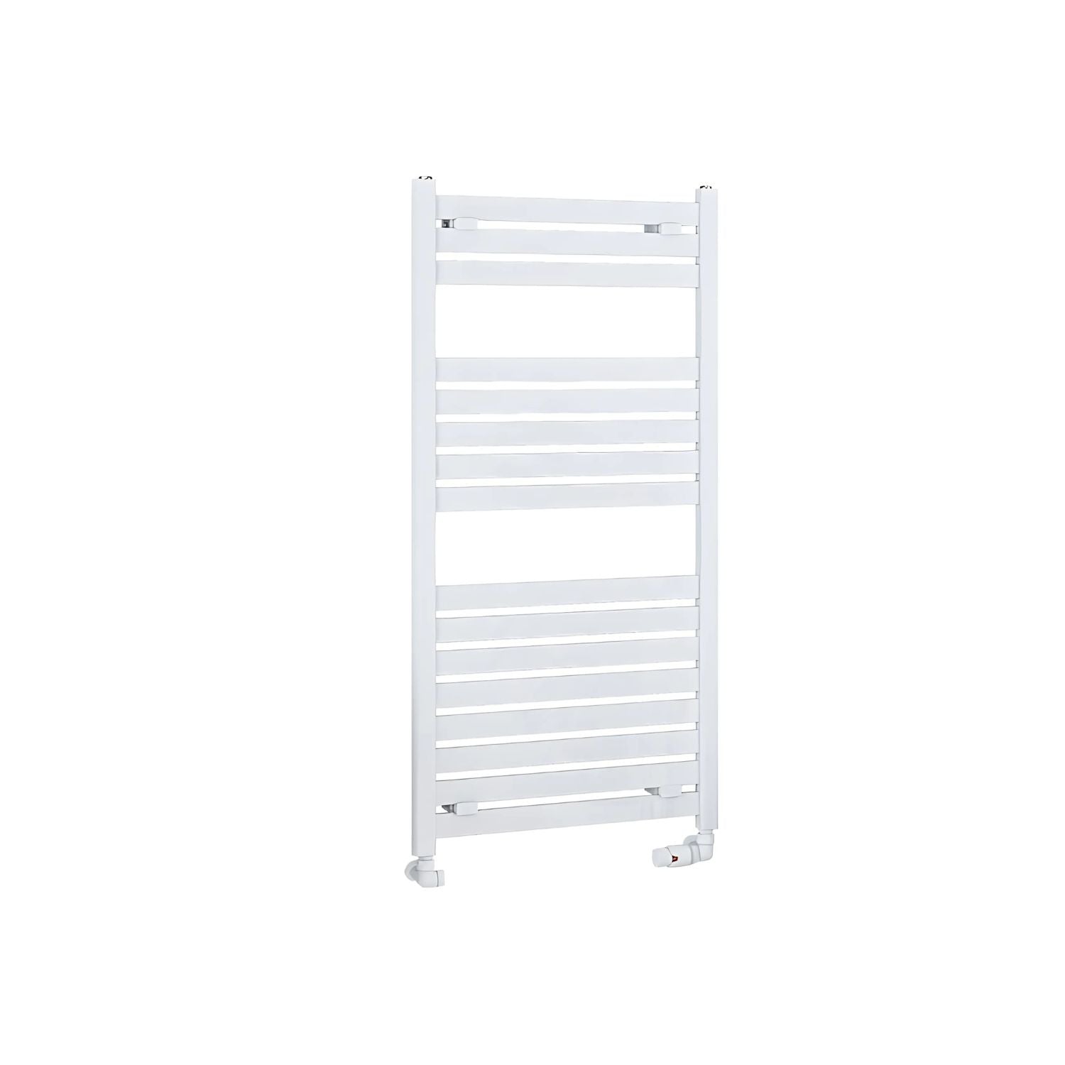 Eastbrook Staverton White Vertical Steel Heated Towel Rails