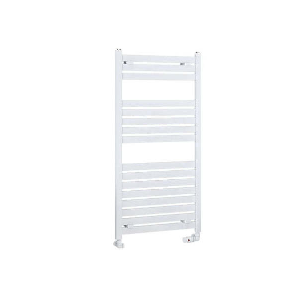 Eastbrook Staverton White Vertical Steel Heated Towel Rails
