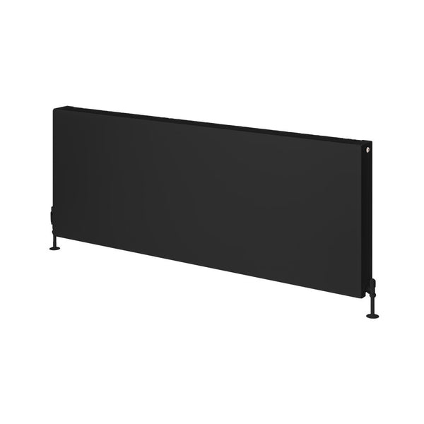 Eastbrook Type 22 Matt Black Flat Panel Horizontal Radiators - Central Heating
