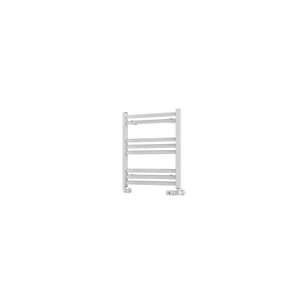 Eastbrook Velor Matt White Straight Aluminium Heated Towel Rails