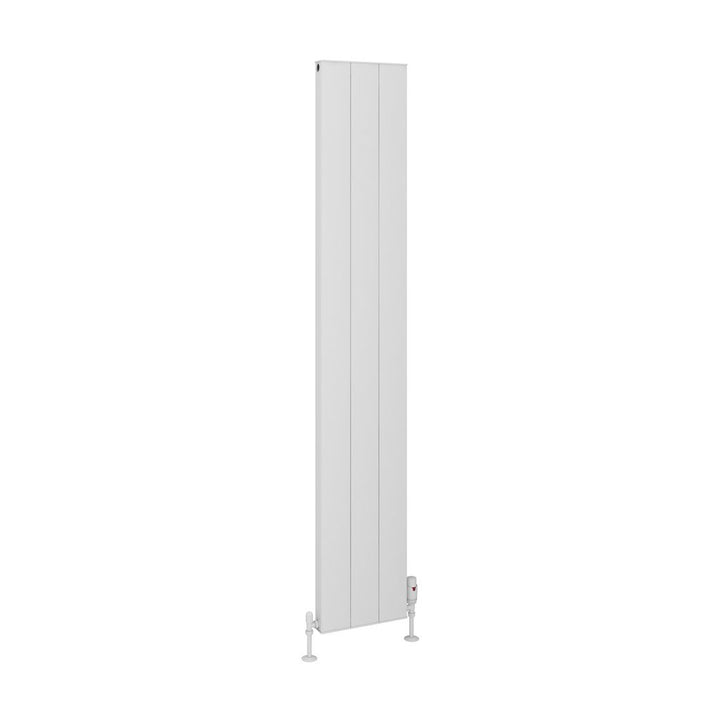 Eastbrook Vesima Matt White Vertical Aluminium Radiators