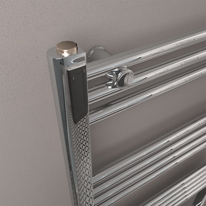 Eastbrook Wendover Straight Multirail Chrome Heated Towel Rails