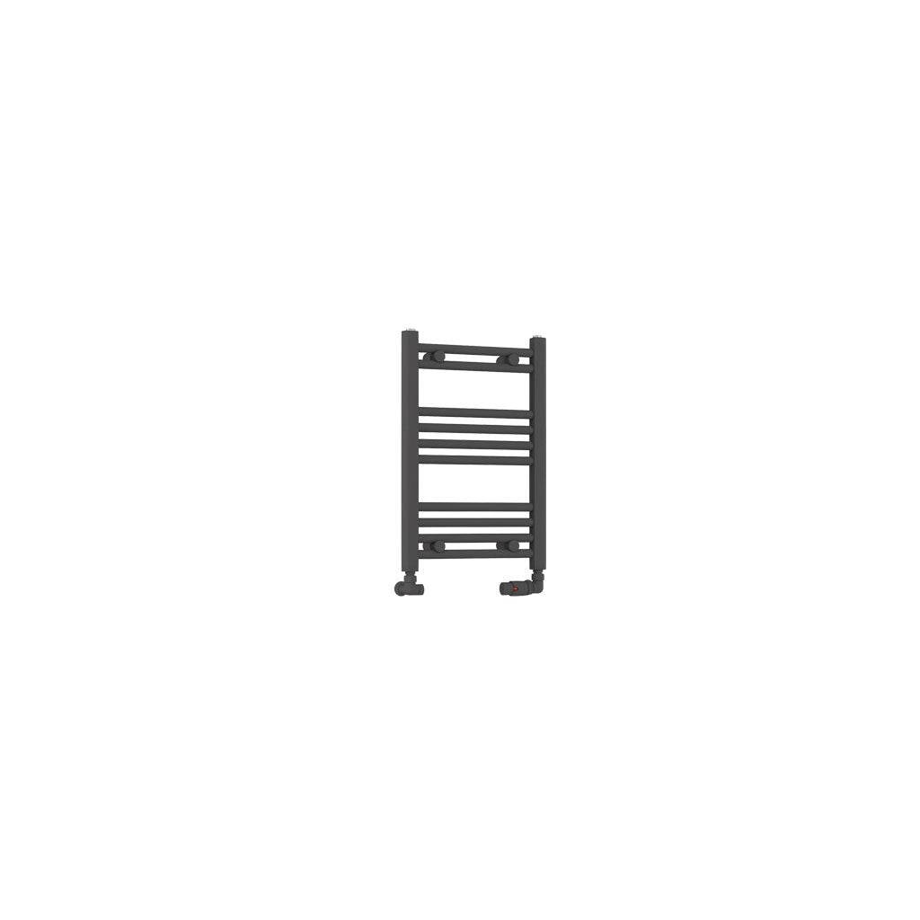 Eastbrook Wendover Straight Multirail Steel Matt Anthracite Heated Towel Rails