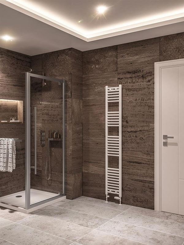 Eastbrook Wingrave Gloss White Straight Multi Towel Rails