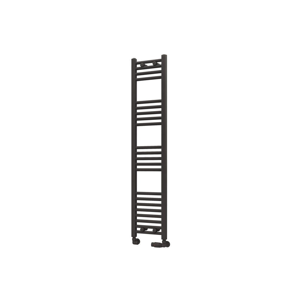 Eastbrook Wingrave Matt Anthracite Straight Multi Towel Rail Radiators