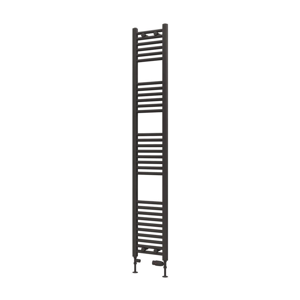 Eastbrook Wingrave Matt Anthracite Straight Multi Towel Rail Radiators