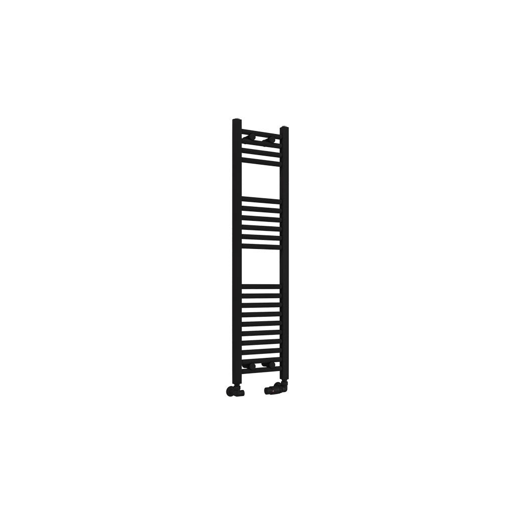 Eastbrook Wingrave Matt Black Straight Multi Towel Rail Radiators