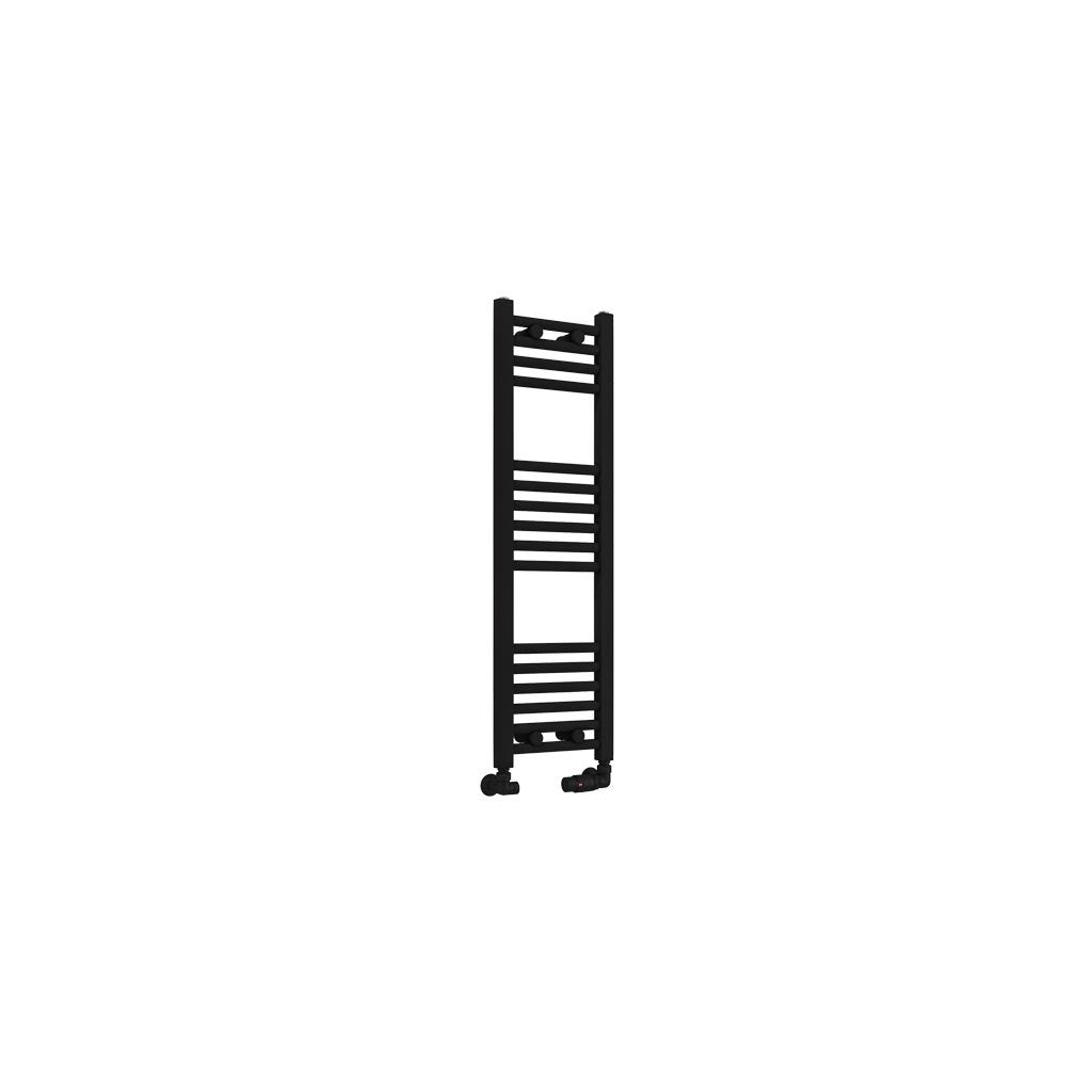 Eastbrook Wingrave Matt Black Straight Multi Towel Rail Radiators