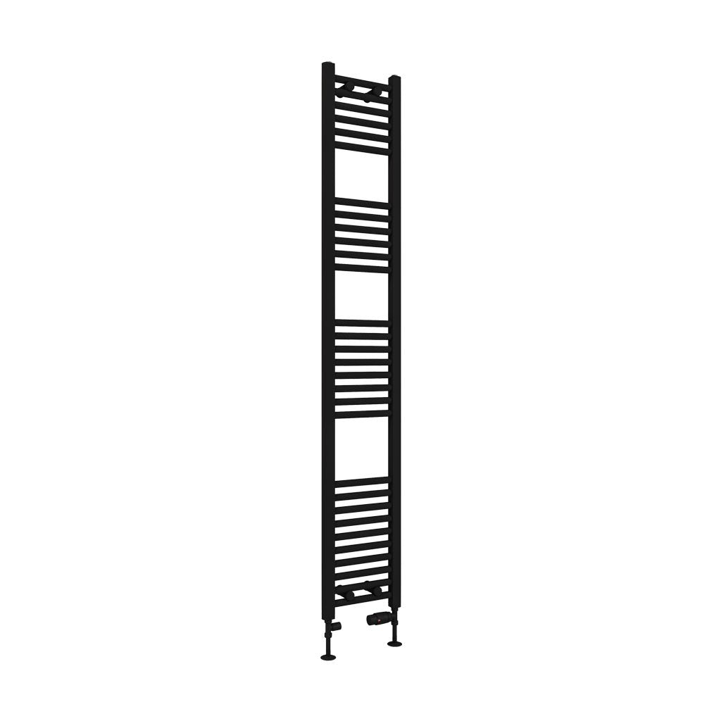 Eastbrook Wingrave Matt Black Straight Multi Towel Rail Radiators