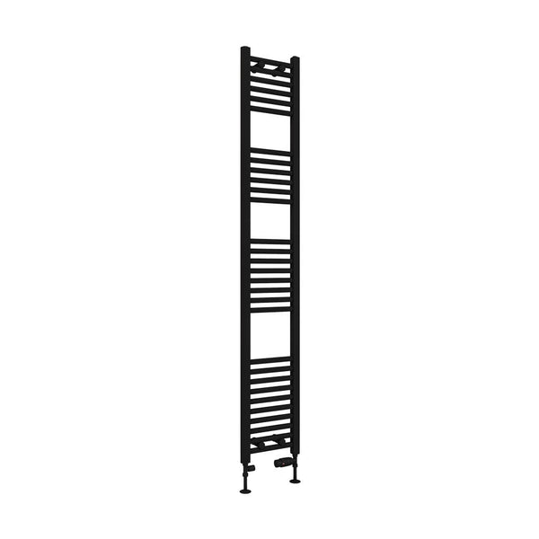 Eastbrook Wingrave Matt Black Straight Multi Towel Rail Radiators