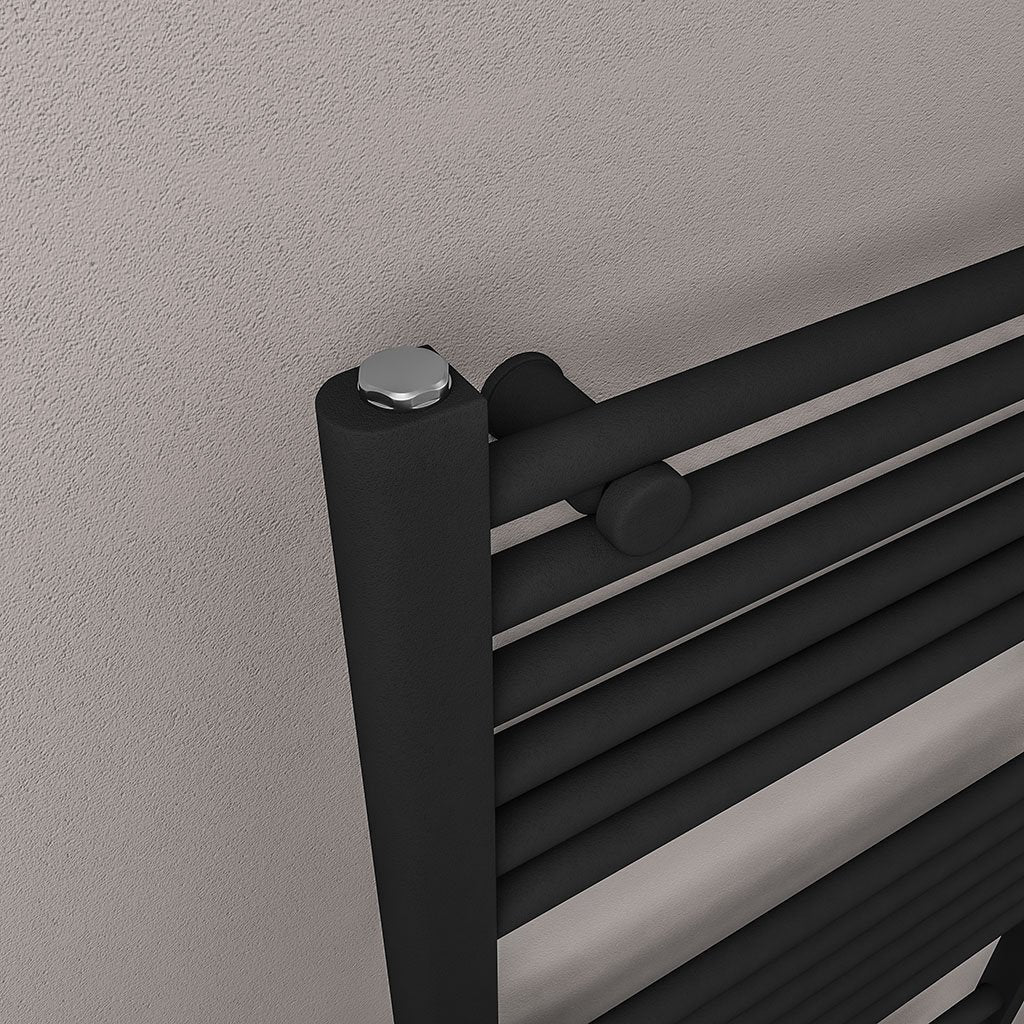 Eastbrook Wingrave Matt Black Straight Multi Towel Rails
