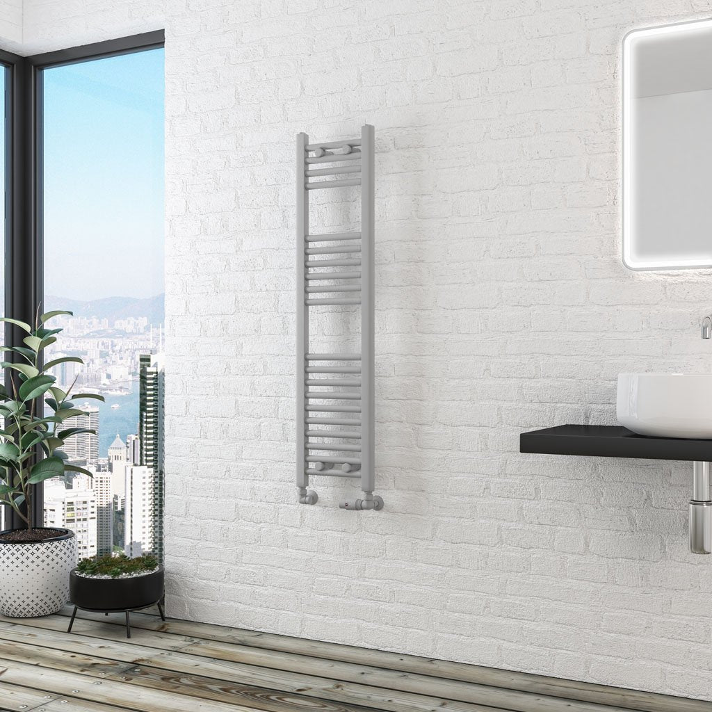 Eastbrook Wingrave Matt Grey Straight Multi Towel Rails