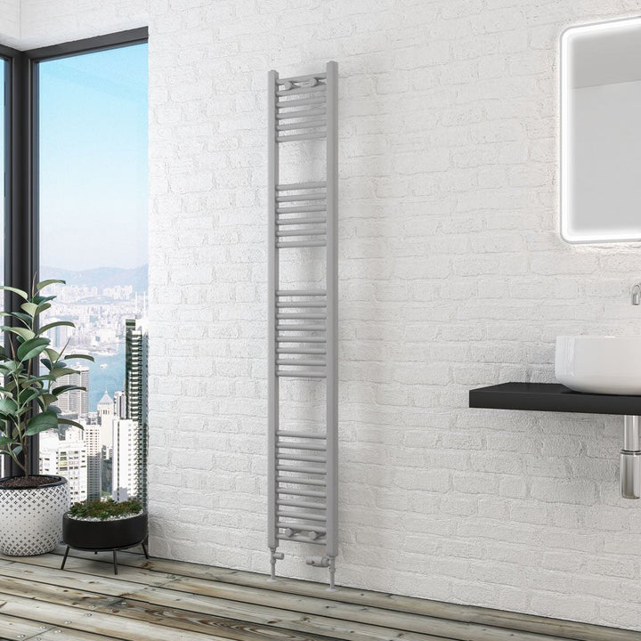 Eastbrook Wingrave Matt Grey Straight Multi Towel Rails