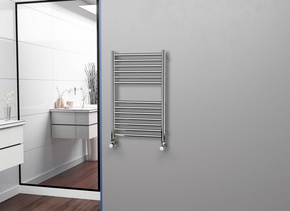 Eastgate 304 Straight Polished Stainless Steel Heated Towel Rails