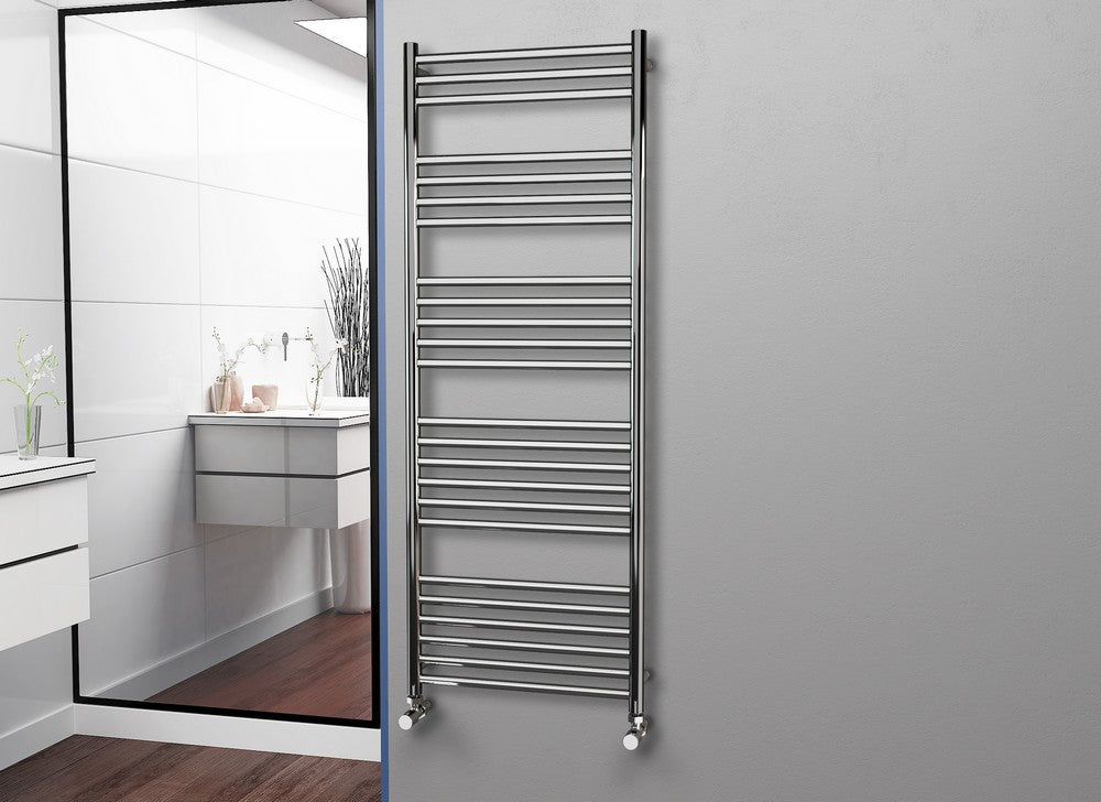 Eastgate 304 Straight Polished Stainless Steel Heated Towel Rails