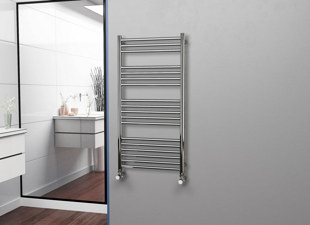 Eastgate 304 Straight Polished Stainless Steel Heated Towel Rails