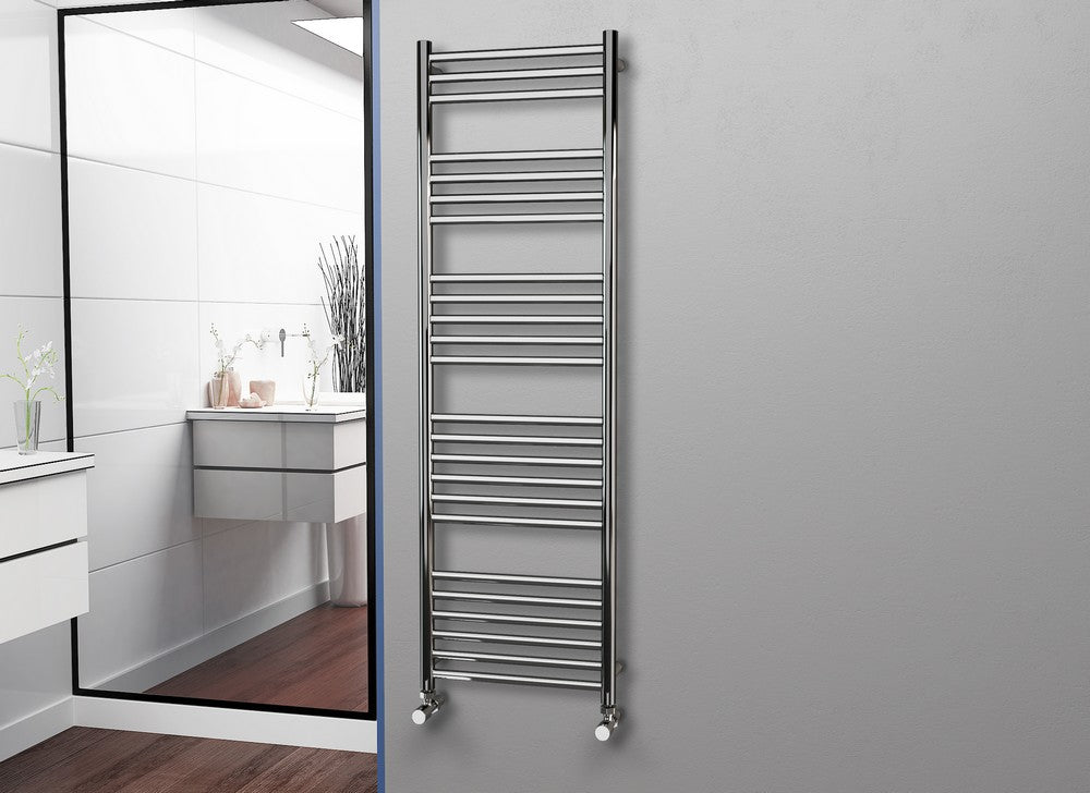 Eastgate 304 Straight Polished Stainless Steel Heated Towel Rails
