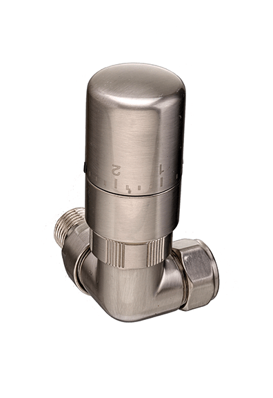 Eastgate Corner Ideal TRV Thermostatic Radiator Valve Angled Nickel