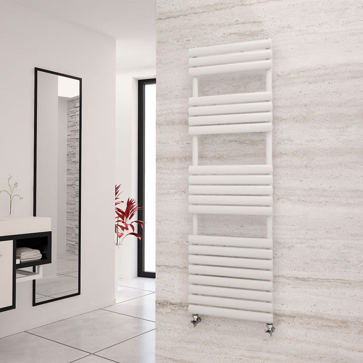 Eastgate Eclipse Steel White Designer Heated Towel Rails