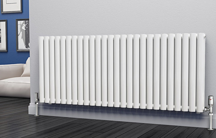 Eastgate Eclipse Steel White Single/Double Panel Horizontal Designer Radiators - Central Heating