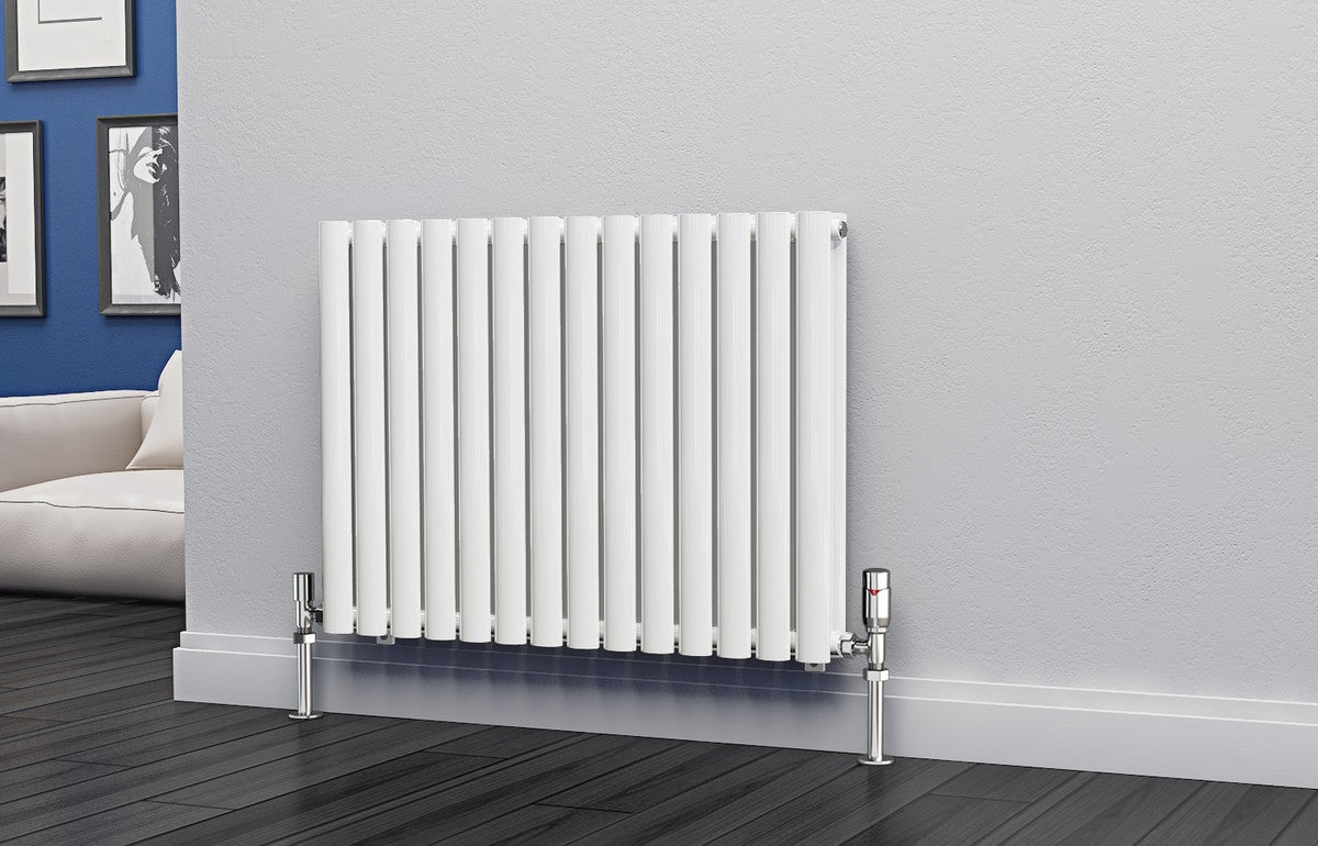 Eastgate Eclipse Steel White Single/Double Panel Horizontal Designer Radiators - Central Heating