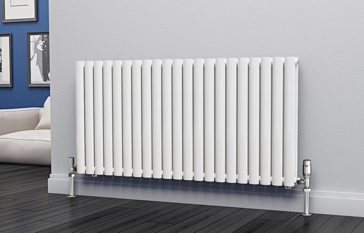 Eastgate Eclipse Steel White Single/Double Panel Horizontal Designer Radiators - Central Heating