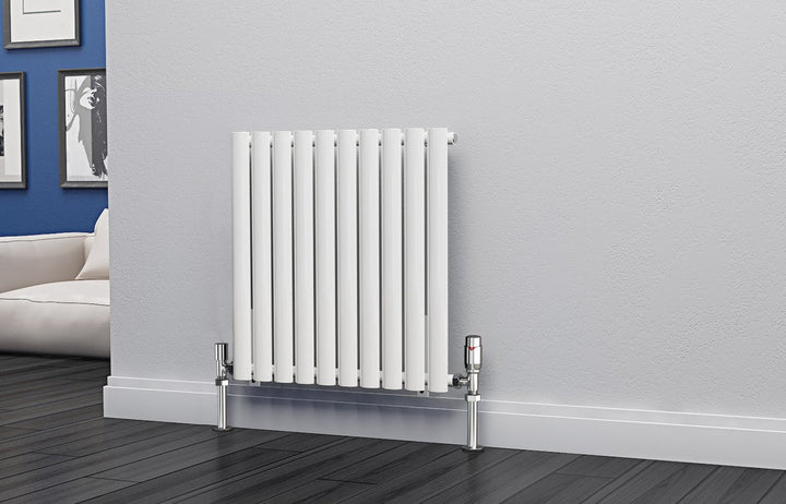 Eastgate Eclipse Steel White Single/Double Panel Horizontal Designer Radiators - Central Heating