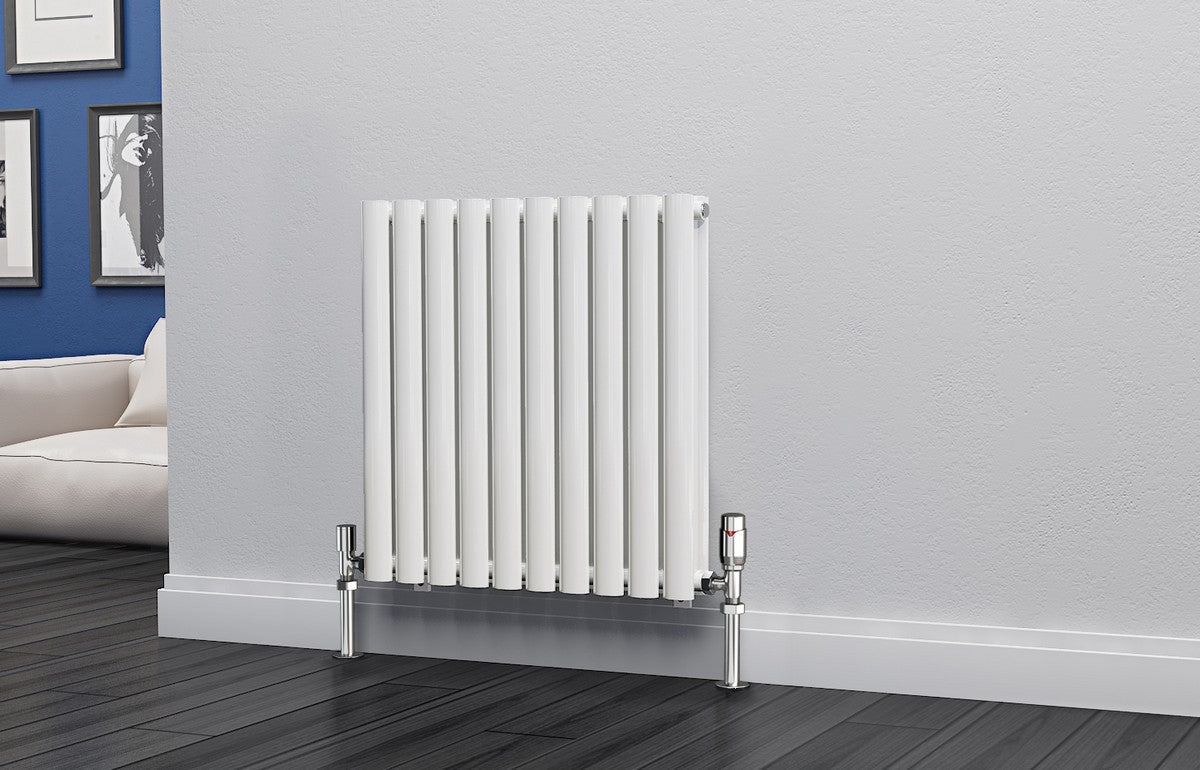 Eastgate Eclipse Steel White Single/Double Panel Horizontal Designer Radiators - Central Heating
