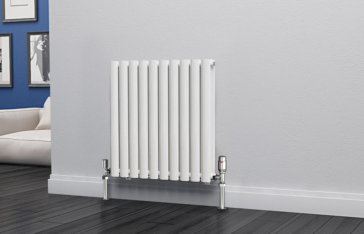 Eastgate Eclipse Steel White Single/Double Panel Horizontal Designer Radiators - Central Heating