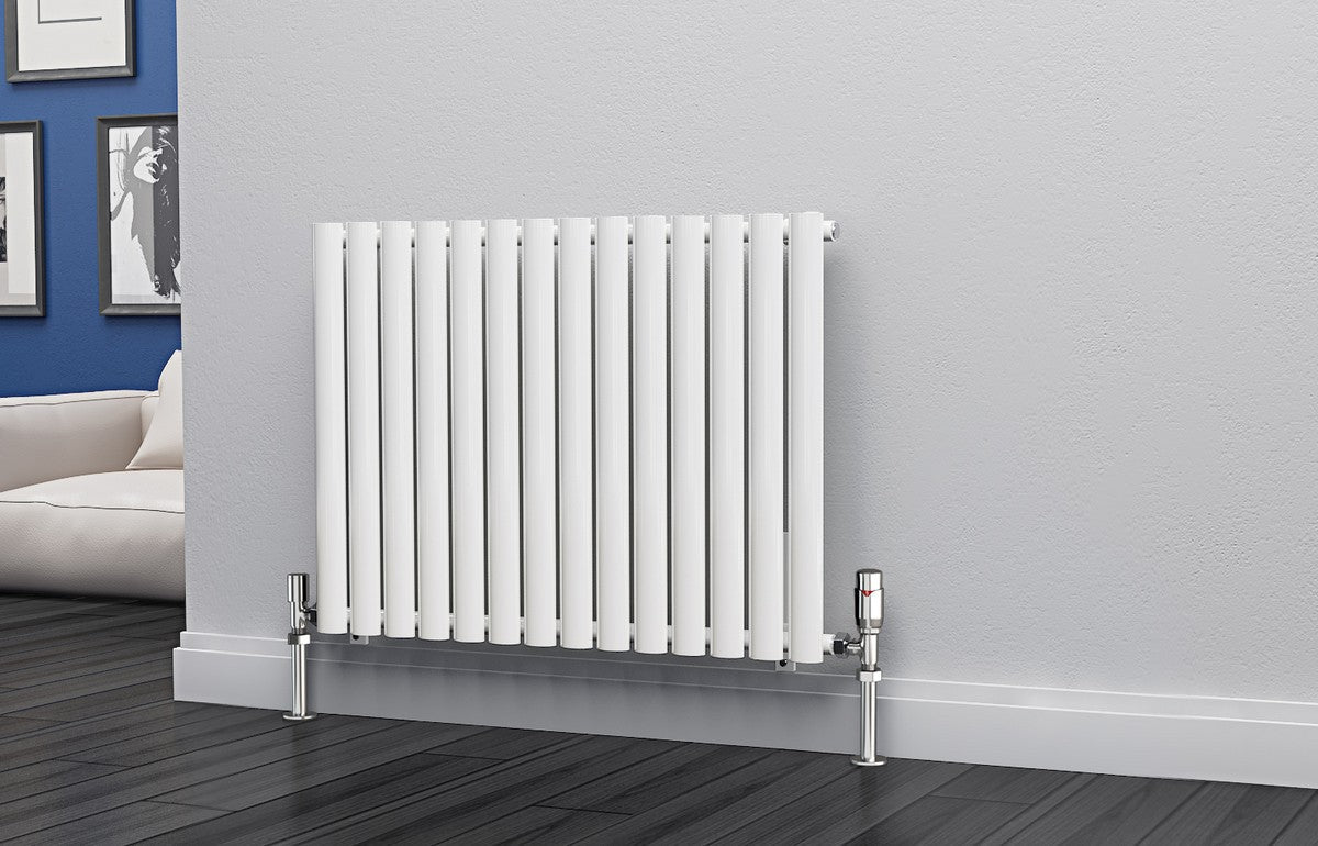 Eastgate Eclipse Steel White Single/Double Panel Horizontal Designer Radiators - Central Heating