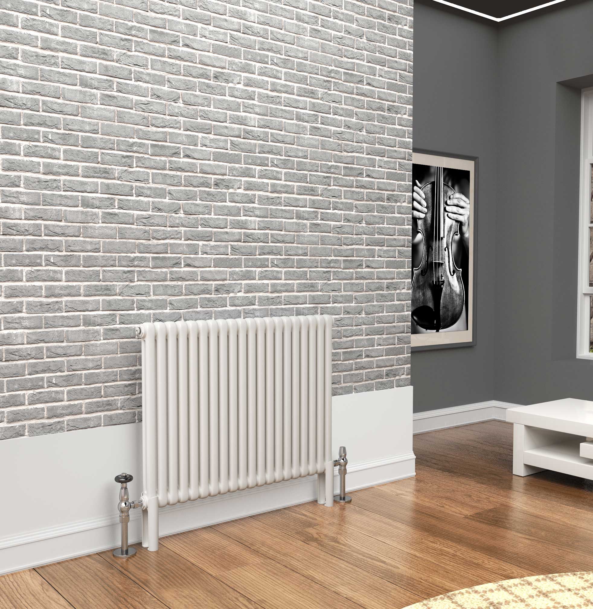 Eastgate Lazarus White Horizontal 2/3/4 Column Radiators