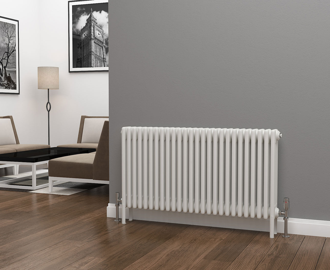 Eastgate Lazarus White Horizontal 2/3/4 Column Radiators