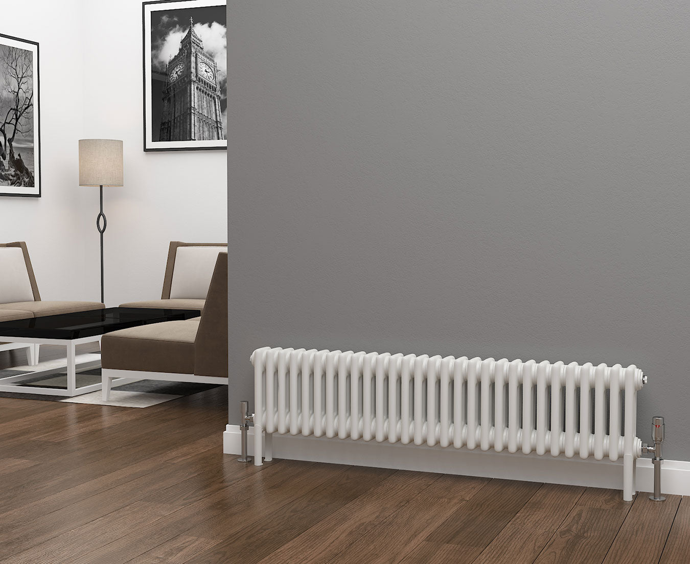 Eastgate Lazarus White Horizontal 2/3/4 Column Radiators