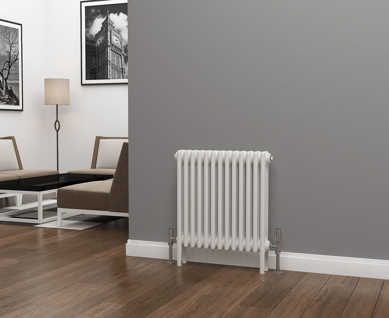 Eastgate Lazarus White Horizontal 2/3/4 Column Radiators