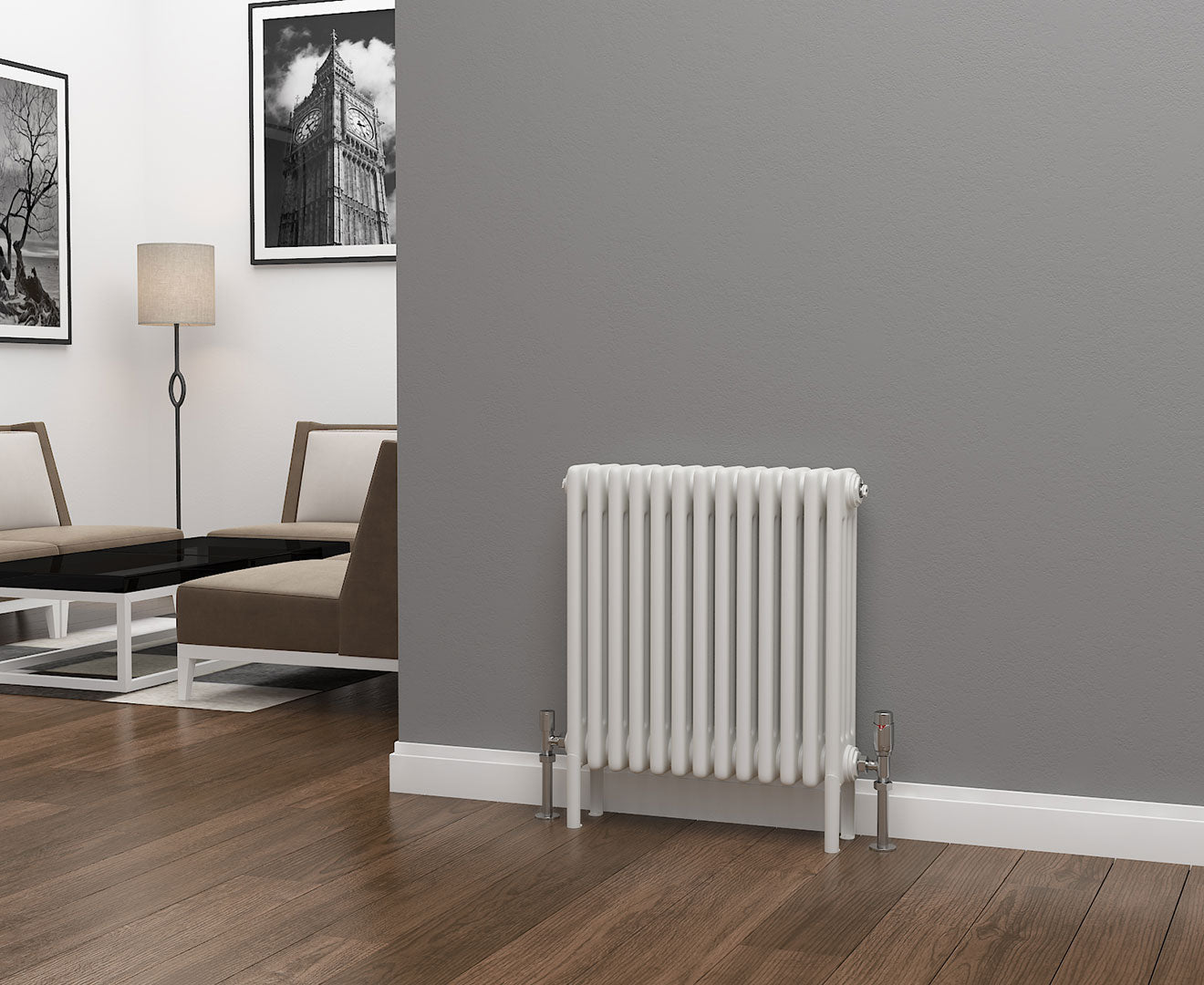 Eastgate Lazarus White Horizontal 2/3/4 Column Radiators