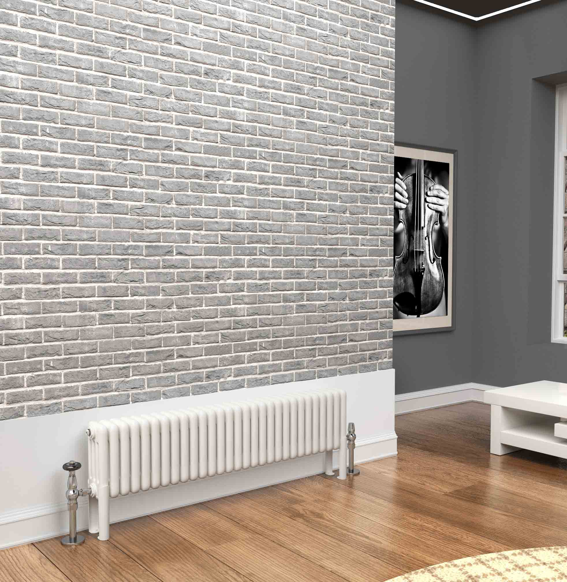 Eastgate Lazarus White Horizontal Column Radiators