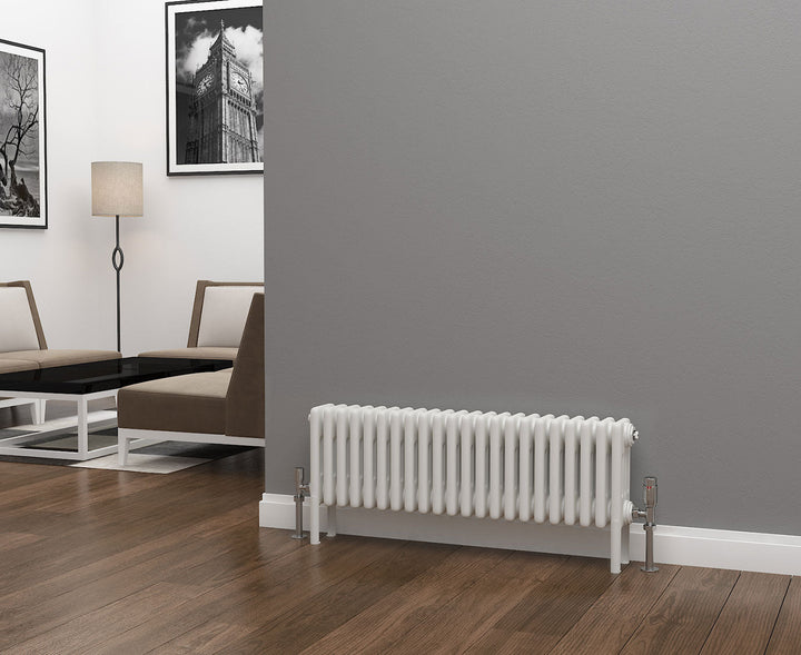 Eastgate Lazarus White Horizontal Column Radiators