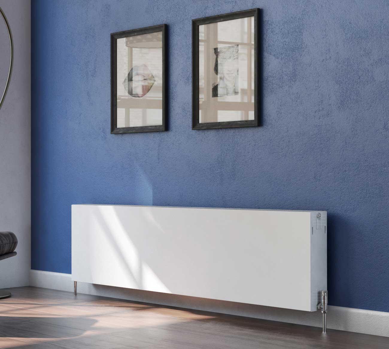 Eastgate Piatta Type 22 Steel White Double Panel Double Convector Radiators