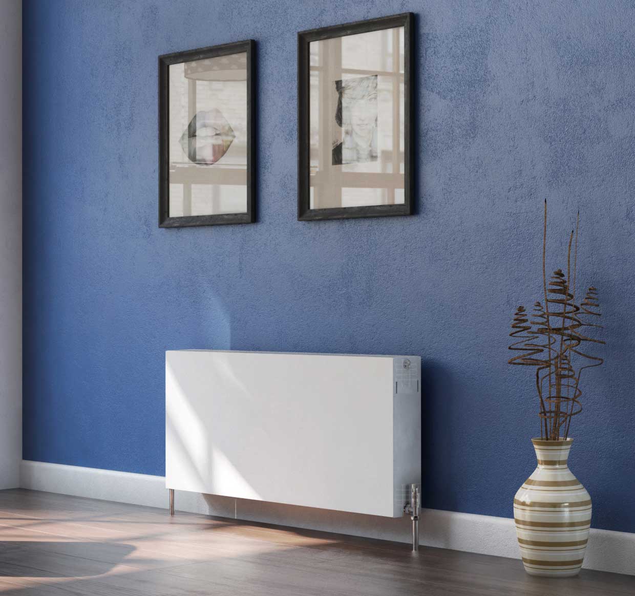 Eastgate Piatta Type 22 Steel White Double Panel Double Convector Radiators
