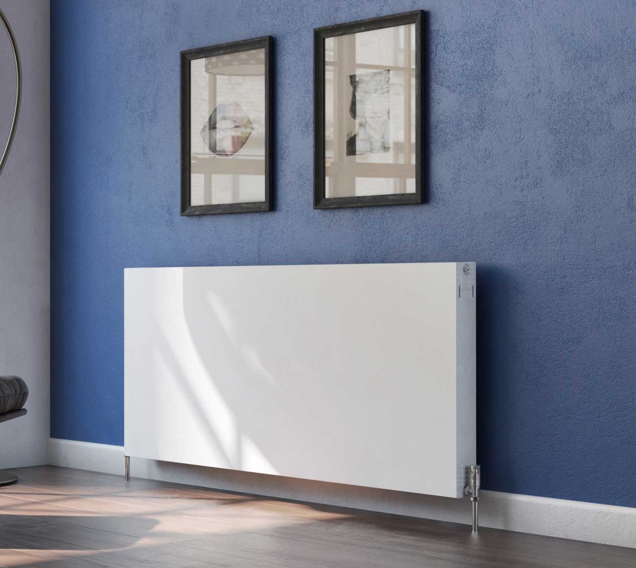 Eastgate Piatta White Flat Panel Type 21 Double Panel Single Convector Radiators