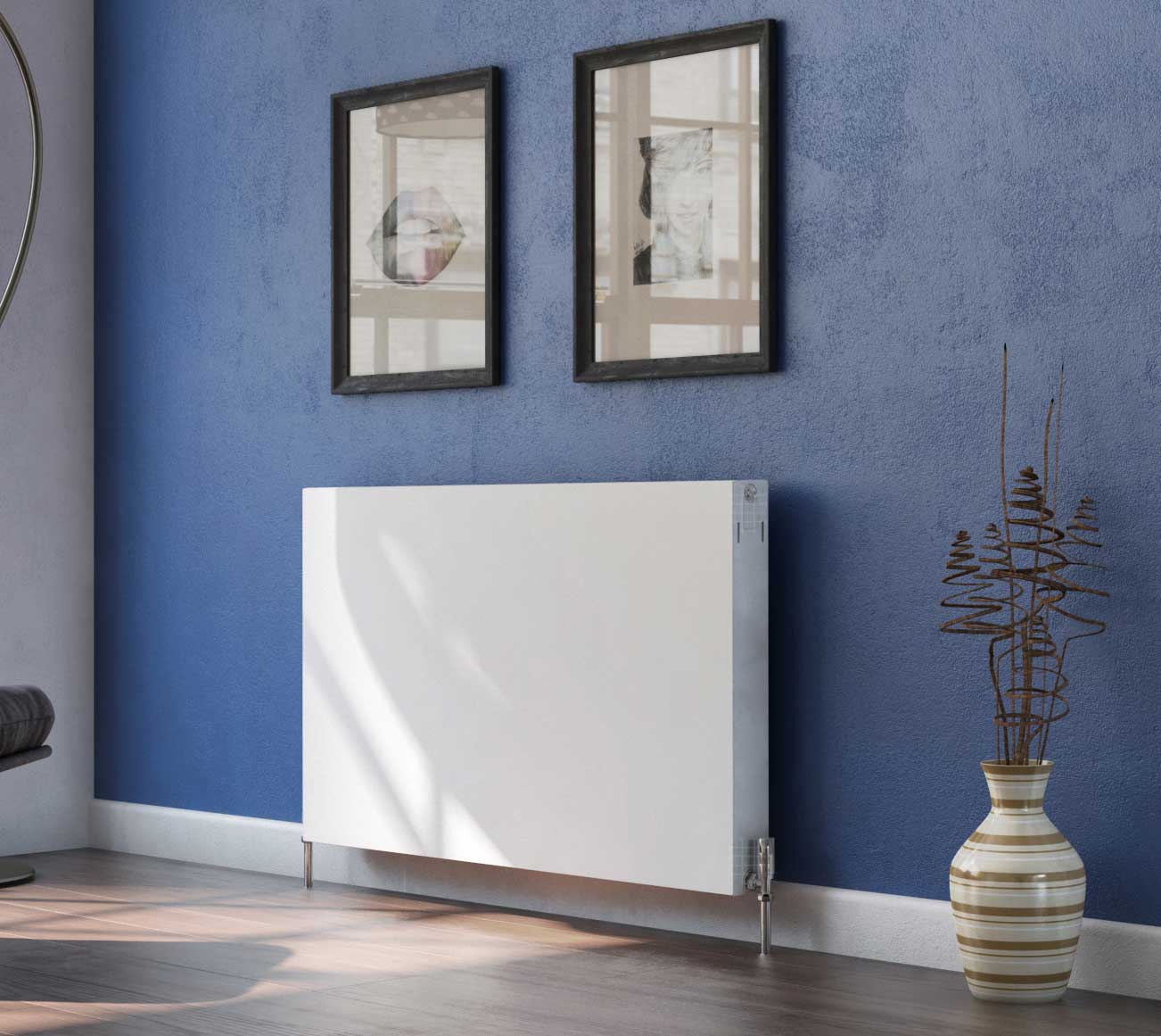 Eastgate Piatta White Flat Panel Type 21 Double Panel Single Convector Radiators