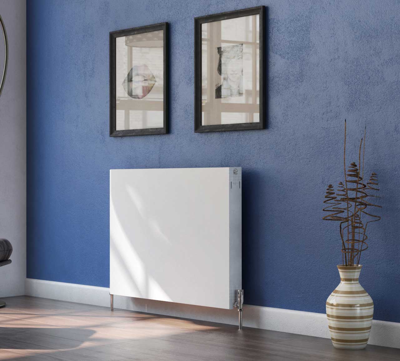Eastgate Piatta White Flat Panel Type 21 Double Panel Single Convector Radiators