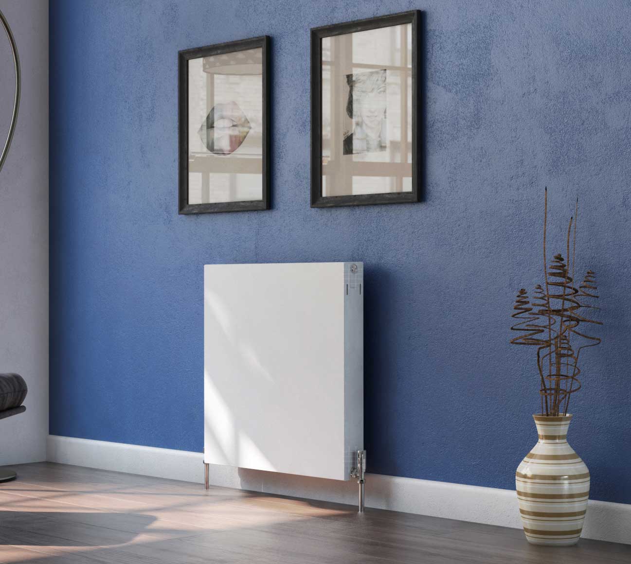 Eastgate Piatta White Flat Panel Type 21 Double Panel Single Convector Radiators