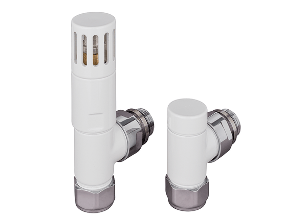 Eastgate Pistol TRV Thermostatic Radiator Valve Angled White