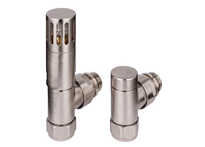 Eastgate Pistol TRV Thermostatic Radiator Valve Straight Nickel