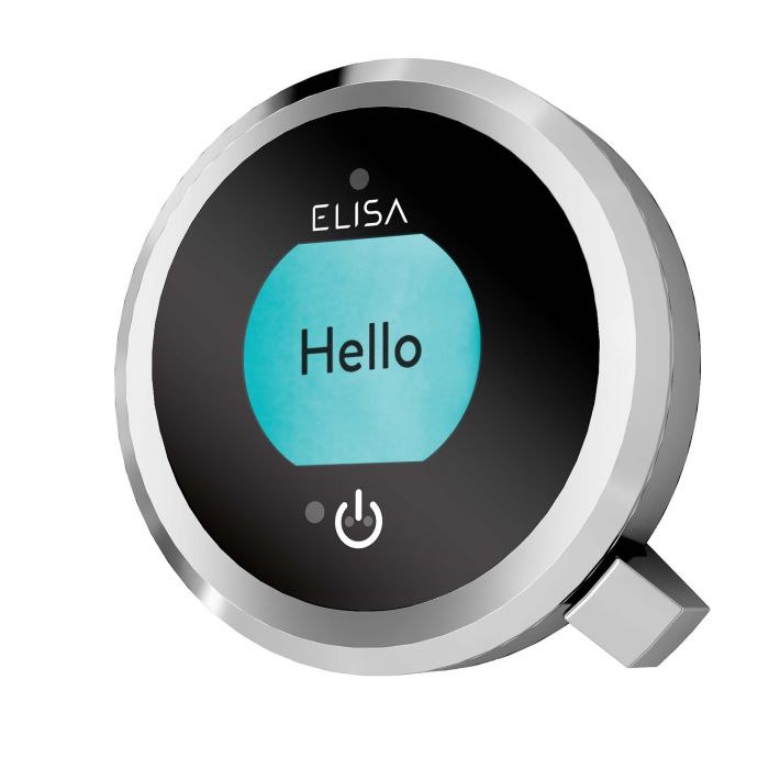 Elisa Intuition 23 Divert Concealed Smart Hand Shower, Fixed Wall Head & Remote - Gravity - 